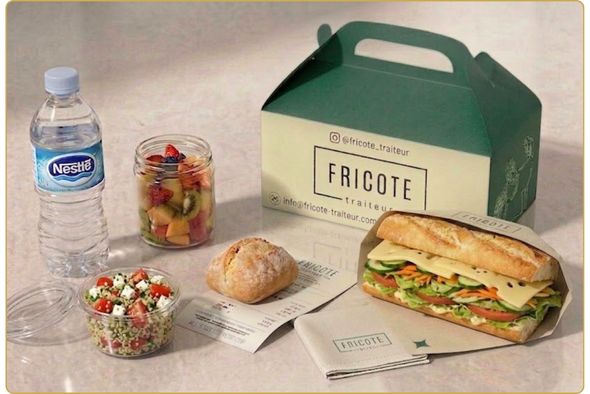 Lunch Box Sandwich crudités emmental