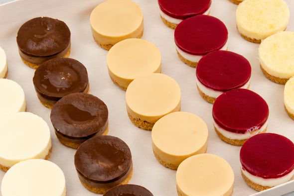 Plateau de 36 mini cheesecakes