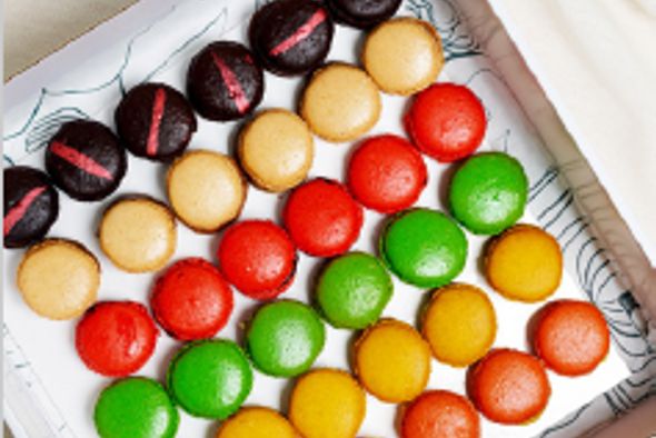 MINI MACARONS 36 Pièces A partager