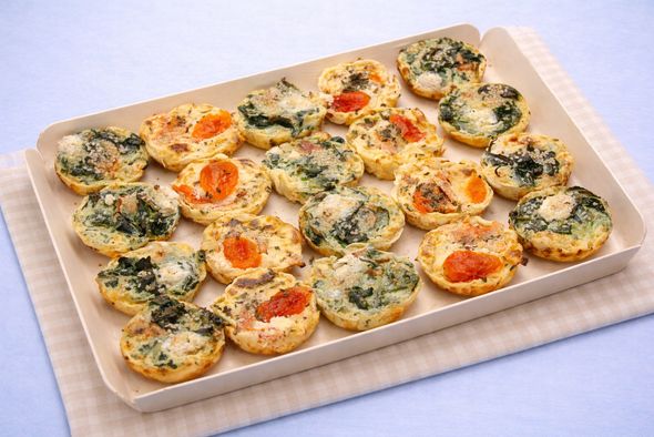 Plateau de 20 mini quiches - Poulet