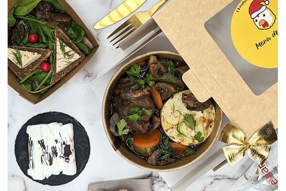 Plateau-Repas des Fêtes | Bœuf Bourguignon