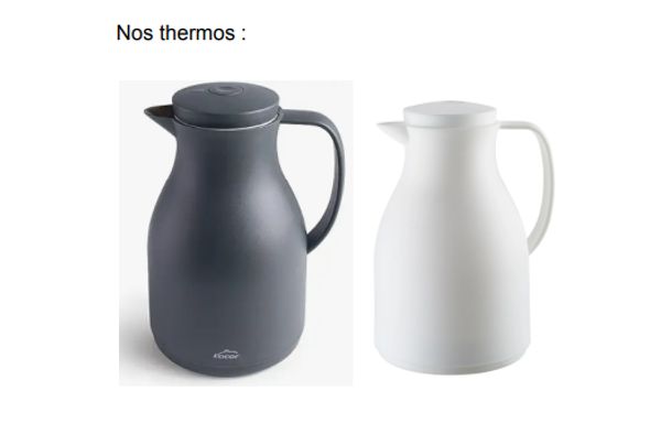 Thermos de chocolat chaud maison