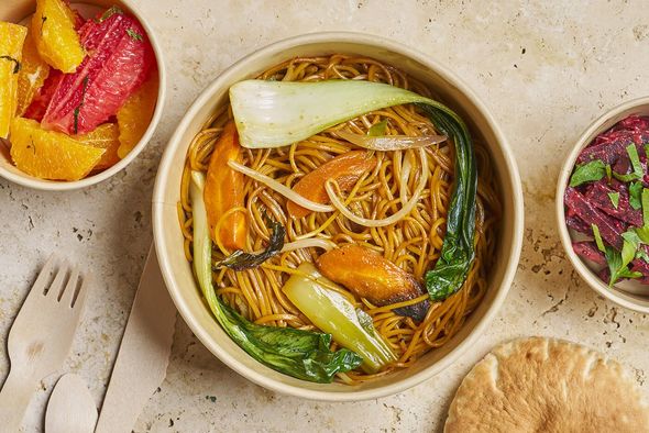 Plateau-repas vegan "Chowmein"