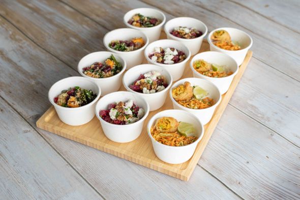 Plateau de 12 bodegas veggie