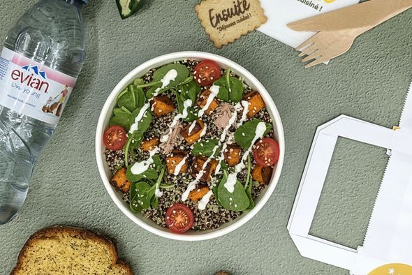 Lunchbag Thon & tzatziki