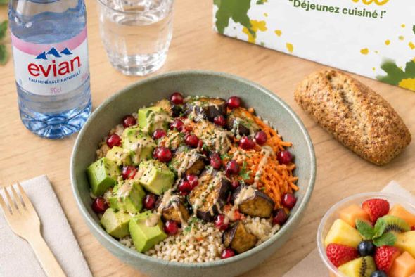 Lunchbag Poké vegan à l’avocat