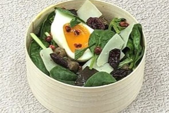 Aubergine & œuf poché