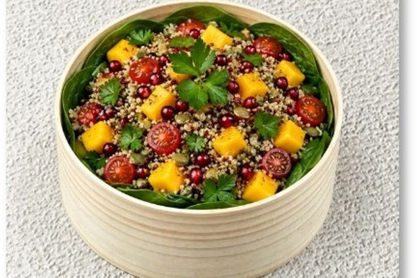 Entrée Quinoa & mangue