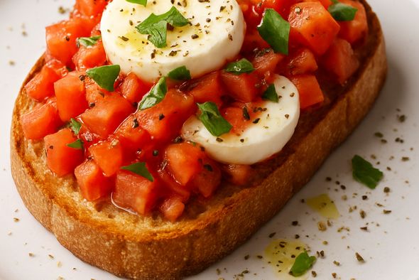Bruchetta tomate-mozzarella