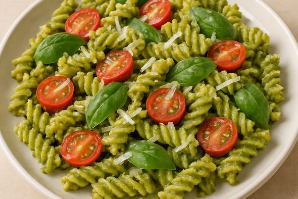 Salade de pates au pesto