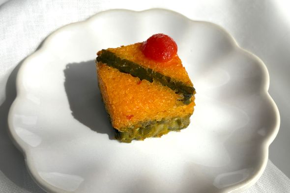 Rys carrés (haricots verts et petit pois) x12