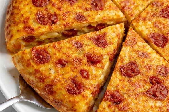 Tortilla au chorizo ibérique - 10 parts