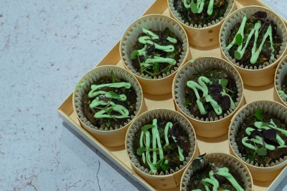 Mini timbaline tartare de thon & wasabi - 9 pièces