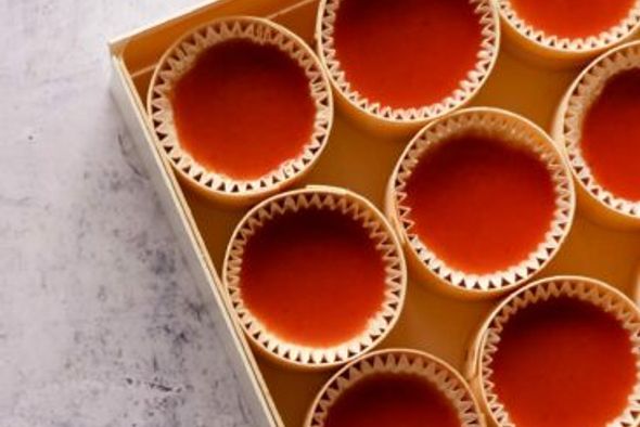 Verrine de panna cotta aux fruits, 9 pièces