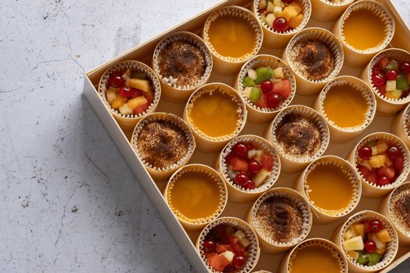 Plateau mix mini timbalines sucrées, 25 pièces
