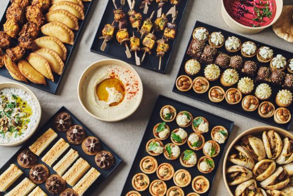 Cocktail Dînatoire Végétarien Salé - 10 personnes