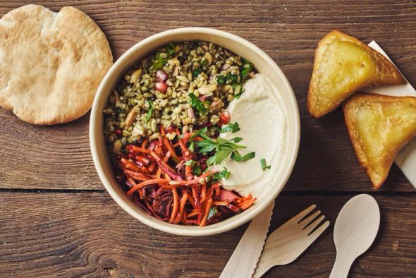 Plateau-repas Végétarien "Salatet Malfouf"