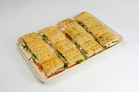 Plateau de 16 mini focaccias viande