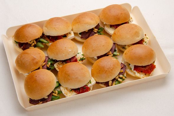 Plateau de 12 bun's viande