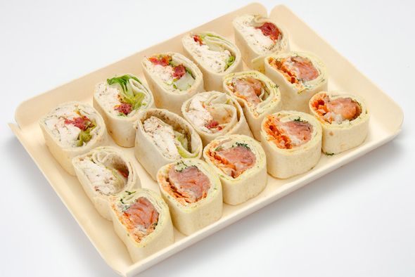 Plateau de 16 wraps Rolls veggie