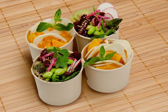 Coffret 12 mini salades vegan