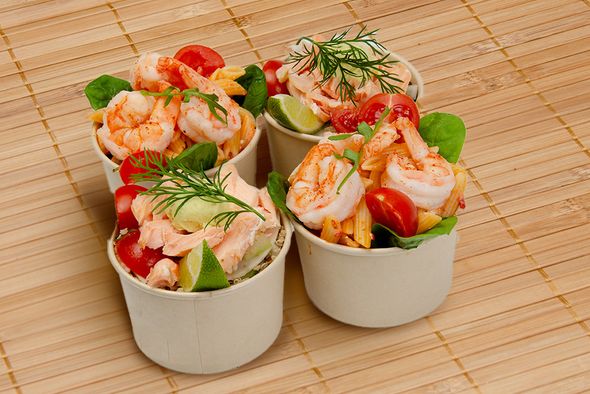 Coffret 12 mini salades Terre et Mer