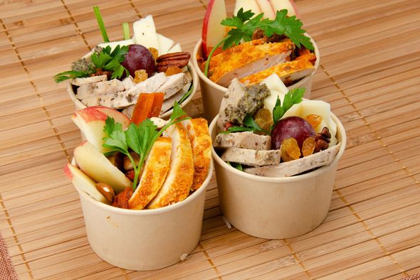 Coffret 12 mini salades Poulet gluten free