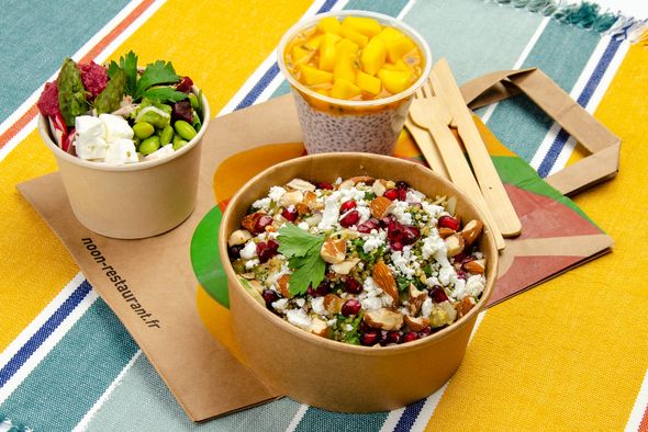 Lunchbag : Entrée, plat & dessert - Vegan