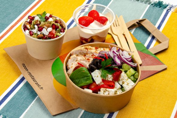 Lunchbag : Entrée, plat & dessert - Volaille