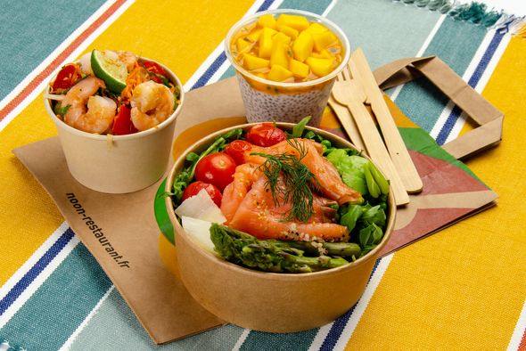 Lunchbag : Entrée, plat & dessert - Poisson