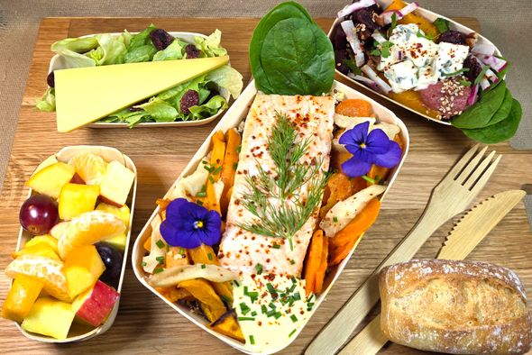 Plateau repas - Saumon d'hiver