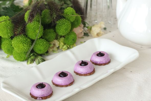 Plateau 20 tartelettes myrtille noisette sarrasin