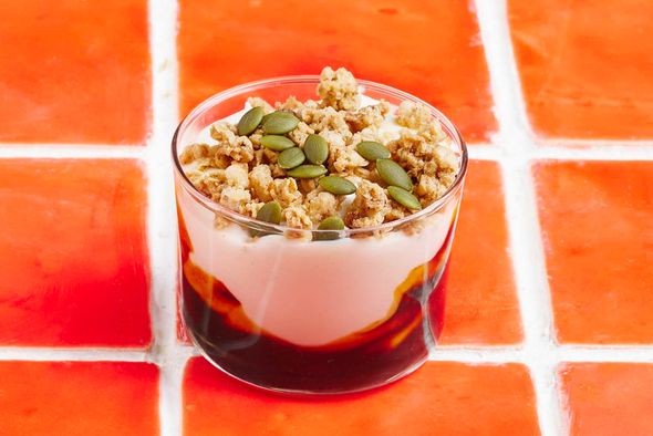 Fromage blanc, sirop de yacon