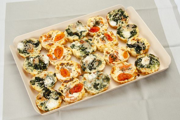 Plateau de 20 mini quiches - Veggie