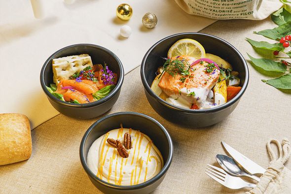 Menu festif Mer réutilisable