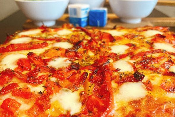 Pizza aux poivrons - 4 personnes