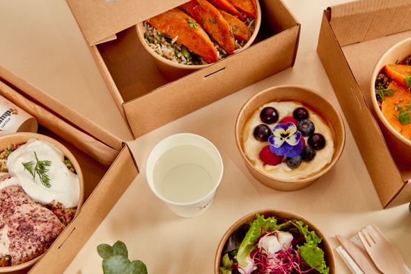 Plateau repas végétarien