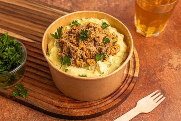 Parmentier de canard confit