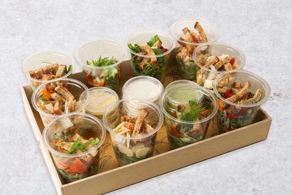 Plateau Mini Salades (10 pièces)