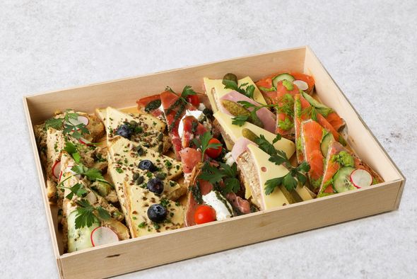 Plateau Tartines Pain de Blé (25 pièces)