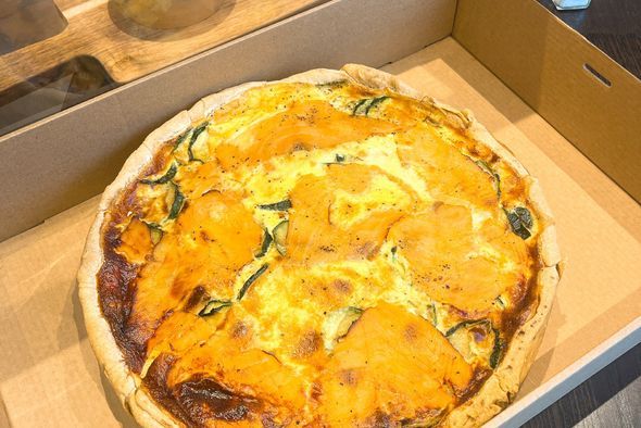 Quiche Saumon Légumes 8-10 personnes