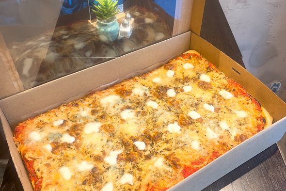 Assortiment de pizzas