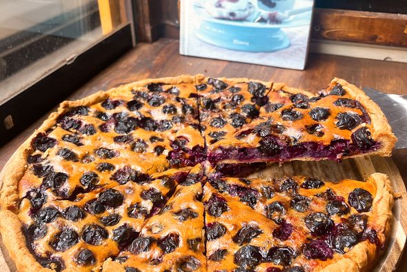 Tarte aux myrtilles - 10 personnes