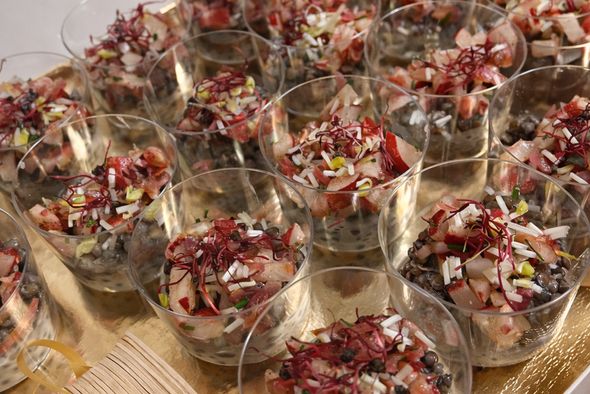 Assortiment de 12 verrines veggies