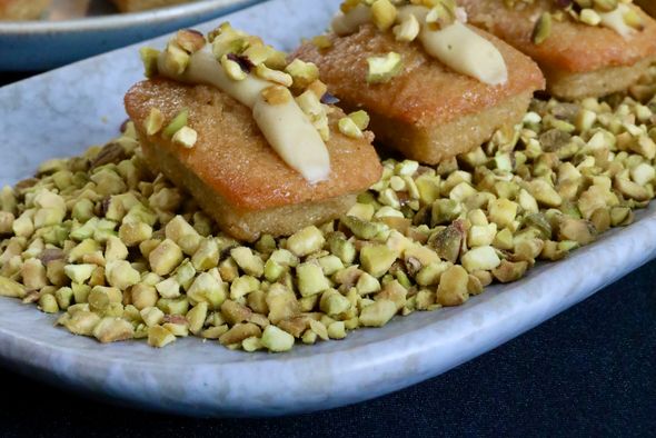 Financier pistache