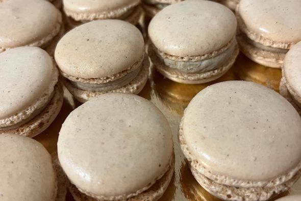 Plateau de 20 macarons au foie gras