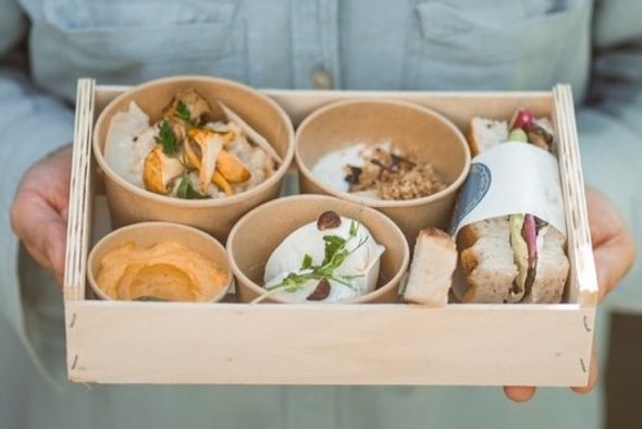 Déjeuner entrée plat dessert (vegan)