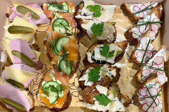 Plateau Tartine sans gluten (20 pièces)