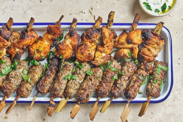 Assortiment de brochettes x20 + sauce