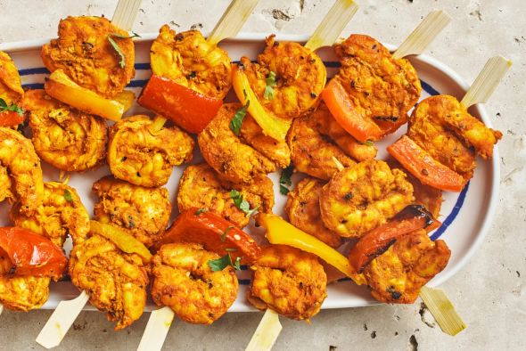 Brochettes Shrimp Devilled x20